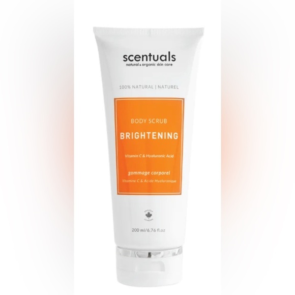 NEW Unopened Scentuals Brightening Body Scrub skin buffer 6.7 fl oz Organic - Picture 4 of 12